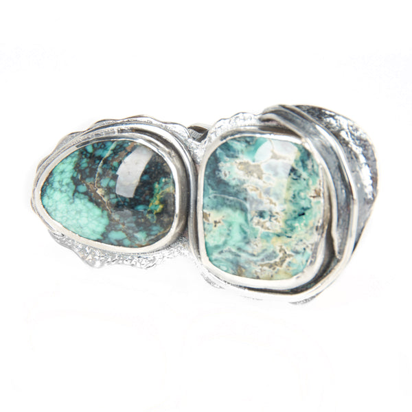 Sterling silver and turquoise ring
