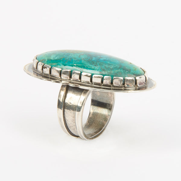 Sterling Silver and Parrot Wing Jasper Ring